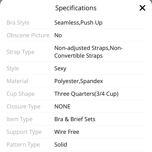 BNWT- Pink Bra & Panty Set - Picture 2 of 4